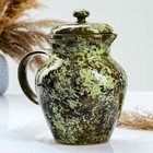 Кувшин Борисовская керамика «Малахит», 1.7 л, 22×15 см, зелёный - Фото 2