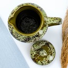 Кувшин Борисовская керамика «Малахит», 1.7 л, 22×15 см, зелёный - Фото 3