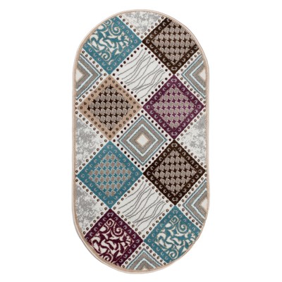 Ковёр «Соло», овальный 200х300 см, 100% ПП