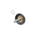 Зеркалодержатель «Полусфера», d=20 мм, цвет хром, 4 шт. 3763212