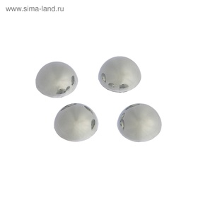 Зеркалодержатель «Полусфера», d=23 мм, цвет хром, 4 шт.