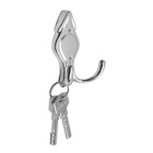 Крючок мебельный ТУНДРА TKd=025, двухрожковый, хром - Фото 2