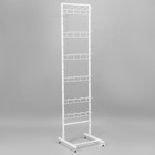 Стойка прикассовая, с 4-штыревой гребенкой, 44×50×185 см, белая - Фото 5