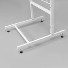 Стойка прикассовая, с 4-штыревой гребенкой, 44×50×185 см, белая - Фото 3