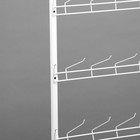 Стойка прикассовая, с 6-штыревой гребенкой, 64×50×185 см, белая - Фото 2