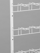 Стойка прикассовая, с 6-штыревой гребенкой и крючками, 64×50×185 см, белая - Фото 2