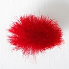 Декоративный элемент «Кисть» диаметр 9 см, цвет красный - Фото 2