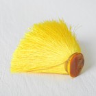 Декоративный элемент «Кисть» диаметр 9 см, цвет жёлтый - Фото 3