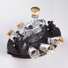 Мини-бар «Фрегат. Барокко», 8 предметов: барная стойка, графин, стопки 6 шт, 500/50 мл - Фото 9