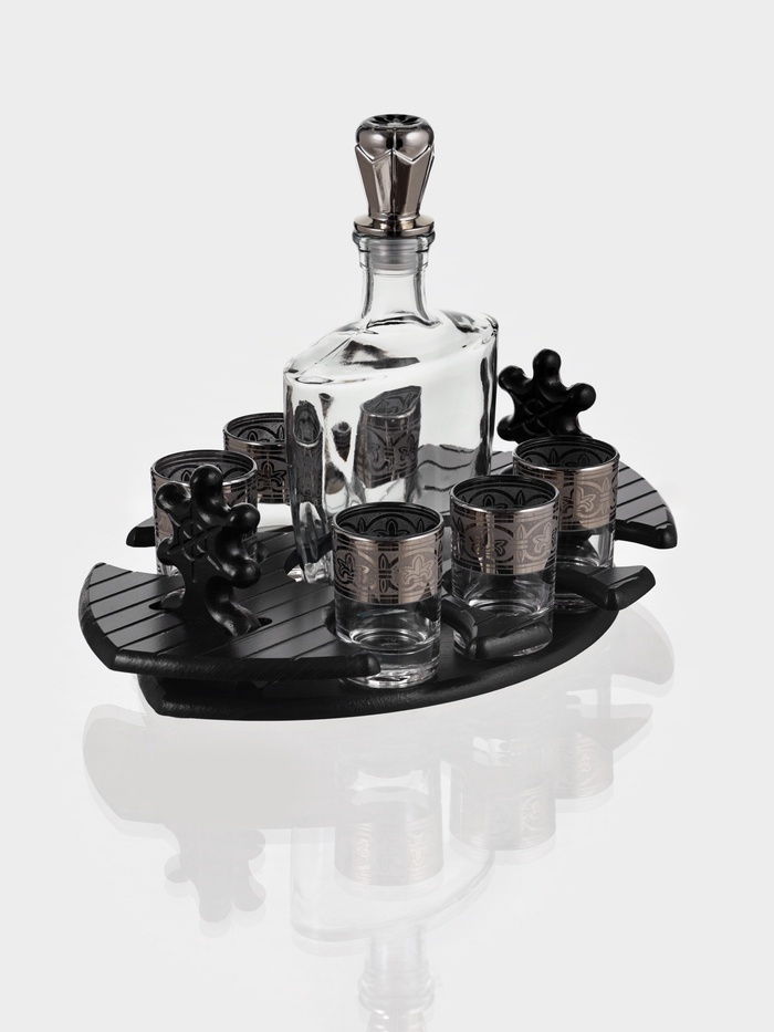 Мини-бар «Фрегат. Флоренция», 8 предметов: барная стойка, графин, стопки 6 шт, 500/50 мл - Фото 1