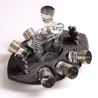 Мини-бар «Фрегат. Флоренция», 8 предметов: барная стойка, графин, стопки 6 шт, 500/50 мл - Фото 12