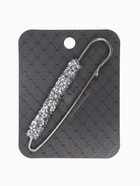 Булавка «Вечеринка» стразы, 7 см, цвет серебро - Фото 4