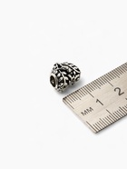 Шарм бусина в форме сердца «Птичка на ветке», цвет серебро (комплект 5 шт) - фото 52350366