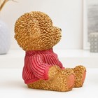 Копилка "Мишка в розовом свитере" 12х13х17см - фото 20883410