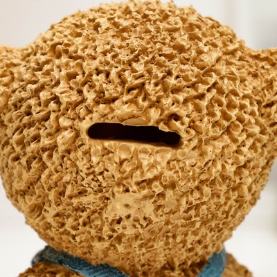 Копилка для денег «Мишка-мальчик», полистоун, 13×10×20 см