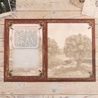 Родословная книга в шкатулке с пером и чернильницей «Древо», 56 листов, 26×24×7 см - Фото 13