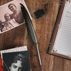 Родословная книга в шкатулке с пером и чернильницей «Древо», 56 листов, 26×24×7 см - Фото 22