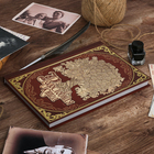 Родословная книга в шкатулке с пером и чернильницей «Древо», 56 листов, 26 х 24 х 7 см - Фото 8
