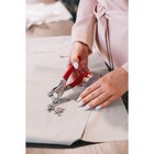 Щипцы для установки кнопок, с прорезиненными ручками, с кнопками 25 шт., 15×6.5 см, красные - Фото 4