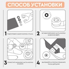 Щипцы для установки кнопок, с прорезиненными ручками, с кнопками 25 шт., 15×6.5 см, красные - Фото 6