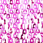 Праздничный занавес «Колокольчик», 100х200 см, цвет фуксия - фото 44458795