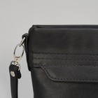 Сумка женская, отдел на молнии, наружный карман,длинный ремень, цвет чёрный - Фото 4