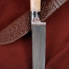 Нож Корд Куруш - береза, сухма, пуговица, гарда олово гравировка У8 (11-12 см) - Фото 2