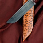 Нож Корд Куруш - береза, сухма, пуговица, гарда олово гравировка У8 (11-12 см) - Фото 9