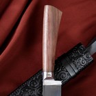 Нож Пчак Шархон - орех, сухма, пуговица, гарда олово У8 (13-14 см) - Фото 3