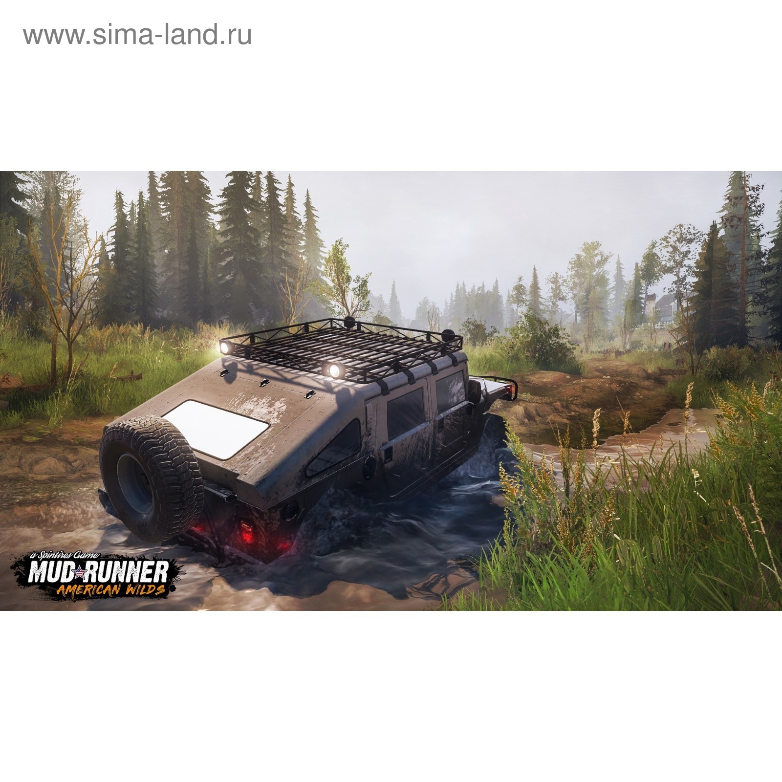 Игра для Sony PlayStation 4 Spintires: MudRunner American Wilds, полное  издание (4073712) - Купить по цене от 2 599.00 руб. | Интернет магазин  SIMA-LAND.RU