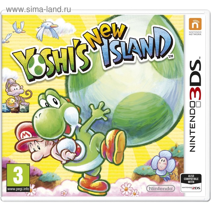 Игра для Nintendo 3DS Yoshi's New Island. - Фото 1