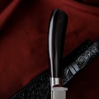 Нож Корд Куруш - Граб черный,сухма, гарда олово НС 420 (11-12 см) - Фото 6