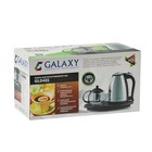 Чайник электрический Galaxy GL 0401, металл, 1.8/0.8 л, 2035 Вт, серебристый - фото 51331948