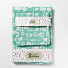 Набор Доляна скатерть 145х200см/салфетки 40х40см 4шт, Кухня, 100%пэ, рогожка 200 гр/м - Фото 6