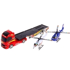 Грузовик инерционный "Автовоз", с вертолетами, цвета МИКС - Фото 4