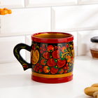 Кружка «Пивная», хохлома, 500 мл - Фото 4