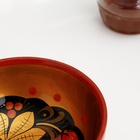 Чашка деревянная хохлома «Ягодка» - Фото 3