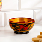 Чашка деревянная хохлома «Ягодка» - Фото 4