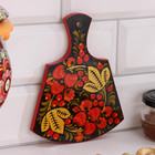 Доска разделочная дерево «Лимонница», хохлома - Фото 1