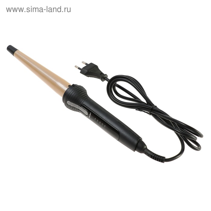 УЦЕНКА Плойка Luazon LF-24, 35 Вт, d=13-25 мм, нагрев до 230°, керамическое покрытие, чёрная - Фото 1