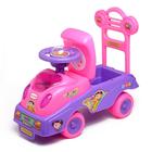 Толокар «Машинка для девочки», с музыкой, цвет розовый - фото 8219195