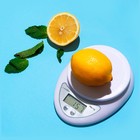 УЦЕНКА Весы кухонные LuazON LVK-501, электронные, до 5 кг, белые - Фото 1