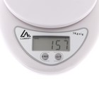 УЦЕНКА Весы кухонные LuazON LVK-501, электронные, до 5 кг, белые - Фото 5