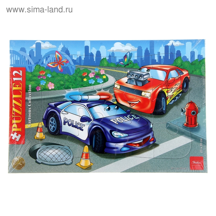 Пазлы "Полиция", 12 элементов - Фото 1