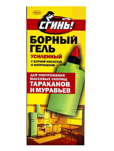 Средство от тараканов Дохлокс «Сгинь» №76, гель, борный, усиленный, флакон, 100 мл