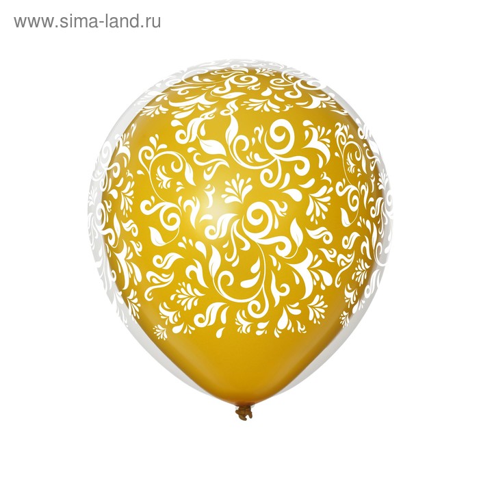 Воздушные шары "Золотое чудо", шар в шаре, набор 5 шт - Фото 1