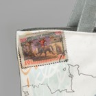 Сумка летняя, отдел на молнии, с подкладом, цвет серый - Фото 4