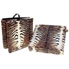 пуфик складной тигр 33*33*33 см - Фото 2