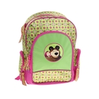 Рюкзак школьный эргономичная спинка "Маша и Медведь" EVA-спинкой, для девочки Маленькая Модница - Фото 1