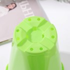 Горшок для цветов «Роза», 2 л, d=14 см, зелёный - Фото 4